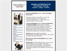 Tablet Screenshot of leanconsultingworks.com